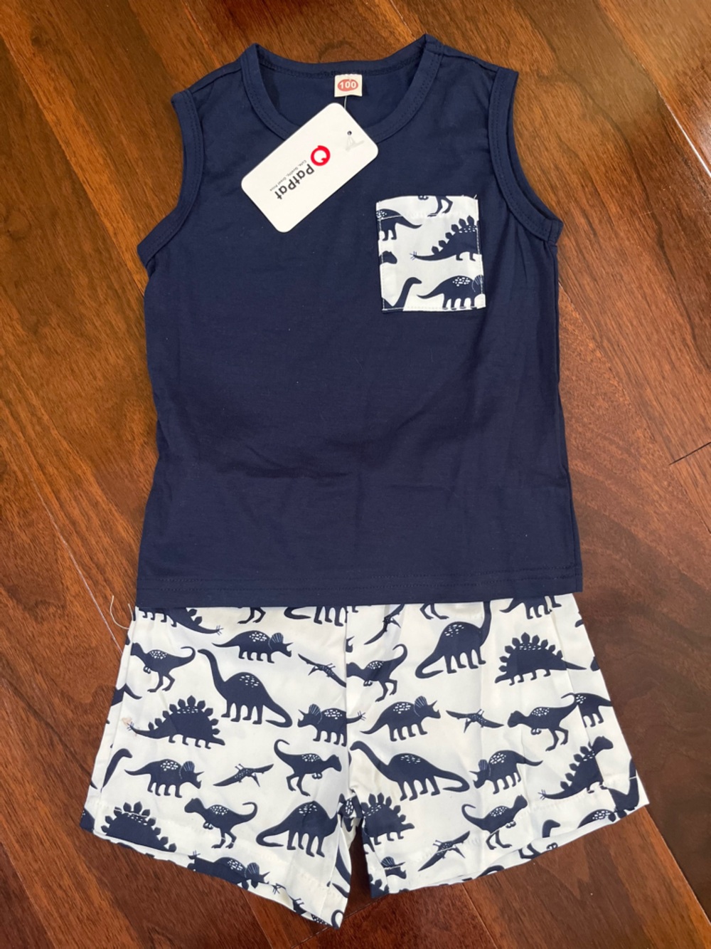PatPat Dinosaur Short Set Size 100 {3T)